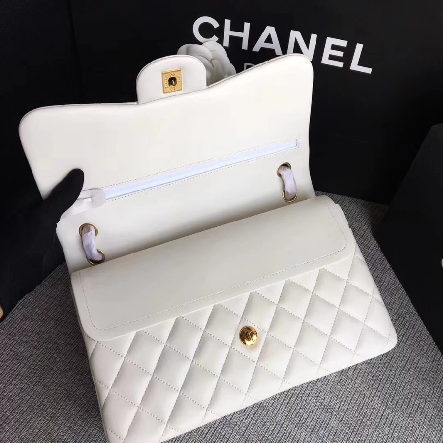 Chanel Handbag, Classic handbag, LAMBSKIN, A01113 30CM