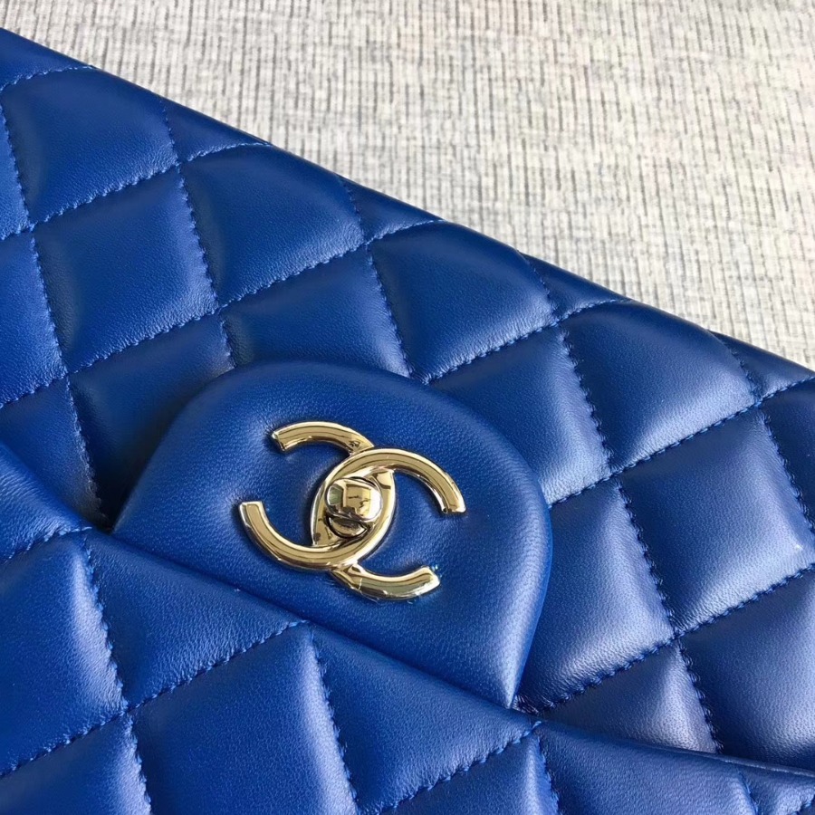 Chanel Handbag, Classic handbag, LAMBSKIN, A01113 30CM