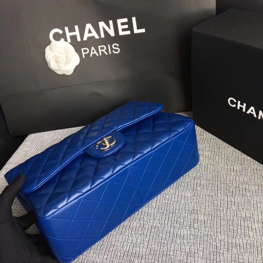 Chanel Handbag, Classic handbag, LAMBSKIN, A01113 30CM