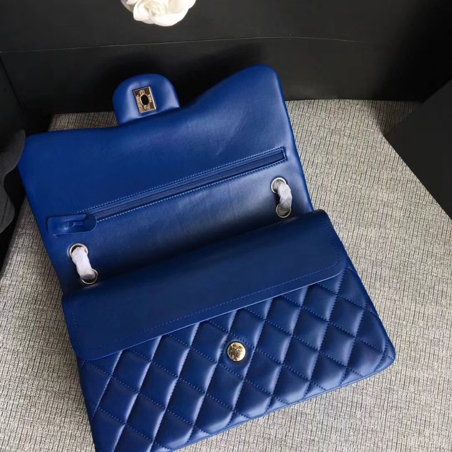 Chanel Handbag, Classic handbag, LAMBSKIN, A01113 30CM