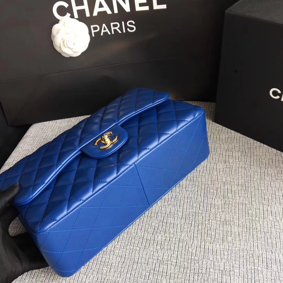 Chanel Handbag, Classic handbag, LAMBSKIN, A01113 30CM