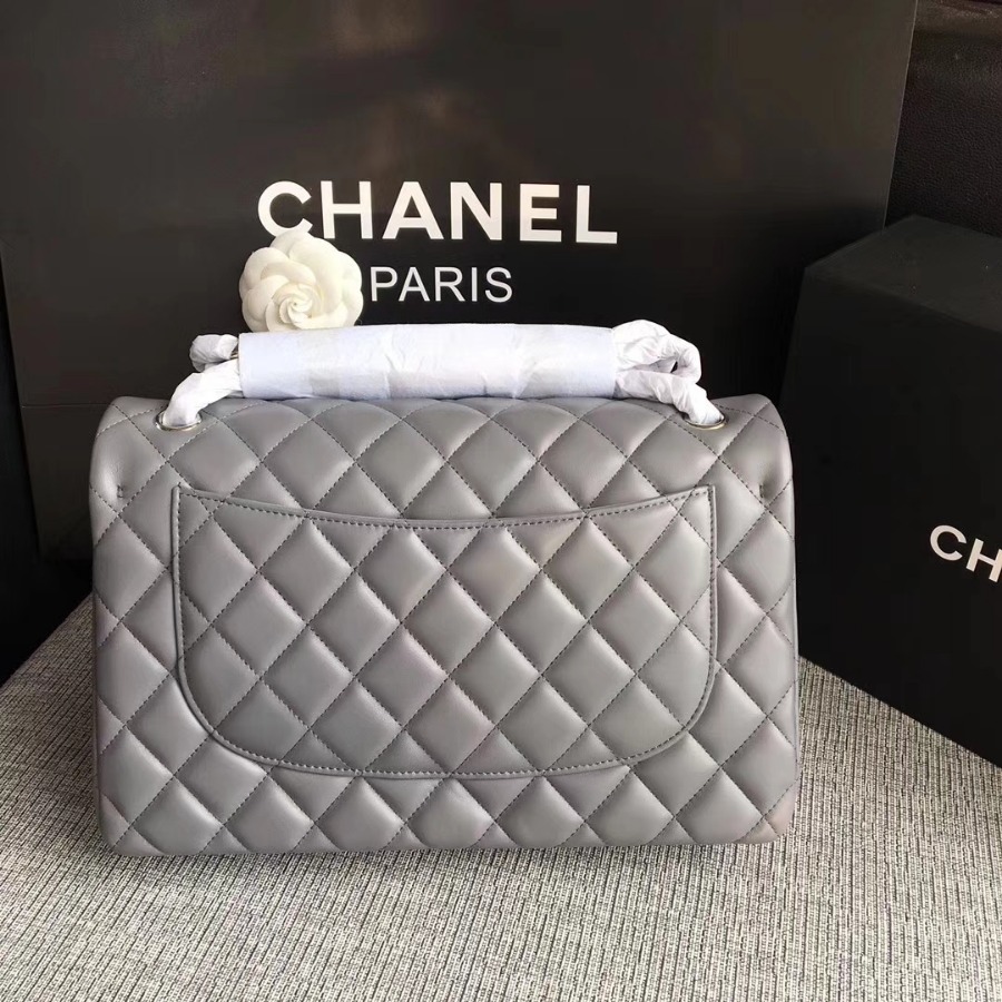 Chanel Handbag, Classic handbag, LAMBSKIN, A01113 30CM