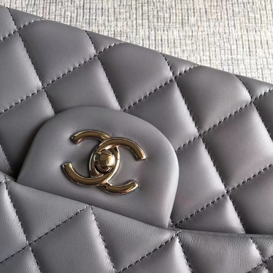 Chanel Handbag, Classic handbag, LAMBSKIN, A01113 30CM