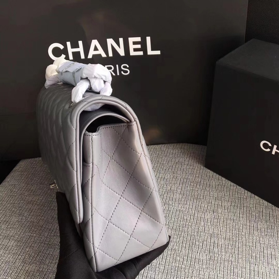 Chanel Handbag, Classic handbag, LAMBSKIN, A01113 30CM