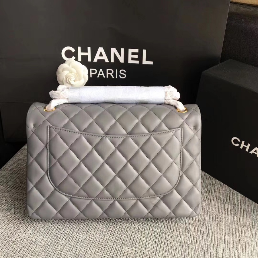 Chanel Handbag, Classic handbag, LAMBSKIN, A01113 30CM