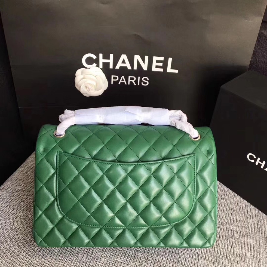 Chanel Handbag, Classic handbag, LAMBSKIN, A01113 30CM