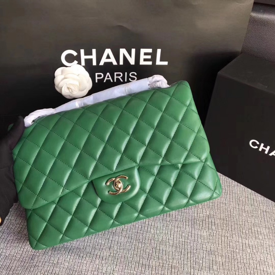 Chanel Handbag, Classic handbag, LAMBSKIN, A01113 30CM