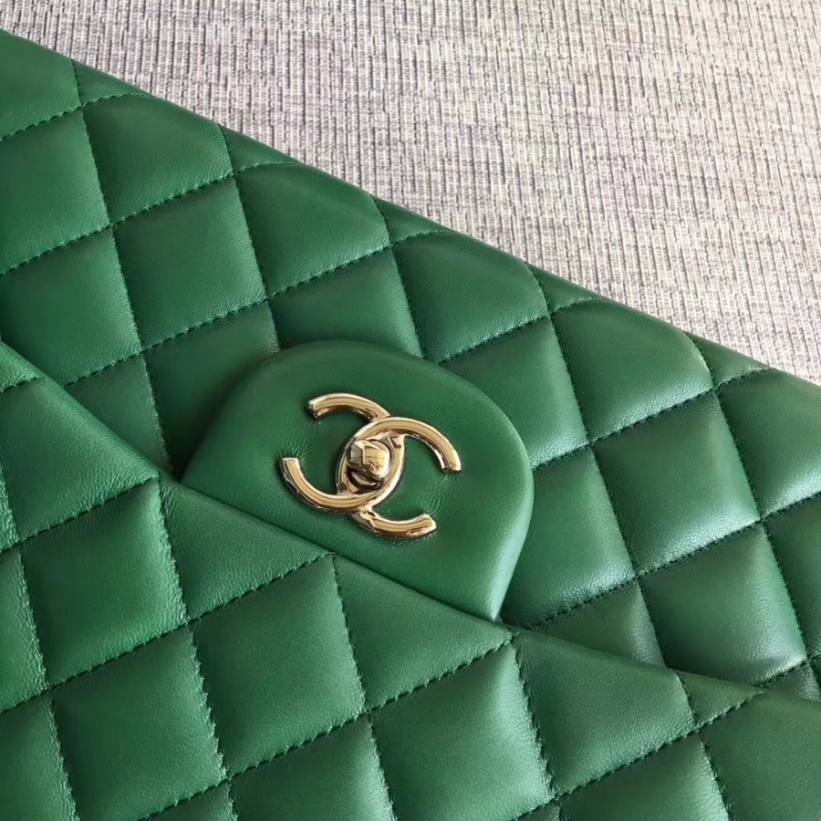 Chanel Handbag, Classic handbag, LAMBSKIN, A01113 30CM