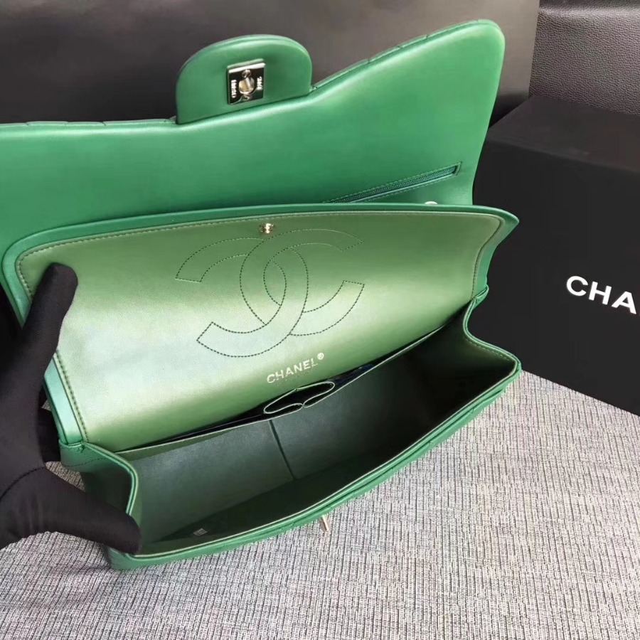 Chanel Handbag, Classic handbag, LAMBSKIN, A01113 30CM
