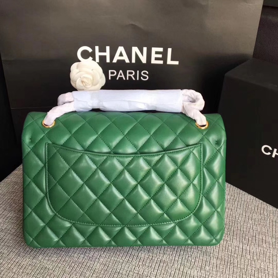 Chanel Handbag, Classic handbag, LAMBSKIN, A01113 30CM