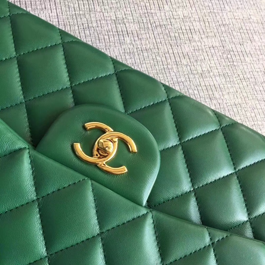 Chanel Handbag, Classic handbag, LAMBSKIN, A01113 30CM
