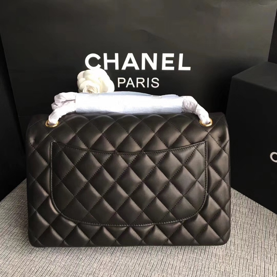 Chanel Handbag, Classic handbag, LAMBSKIN, A01113 30CM
