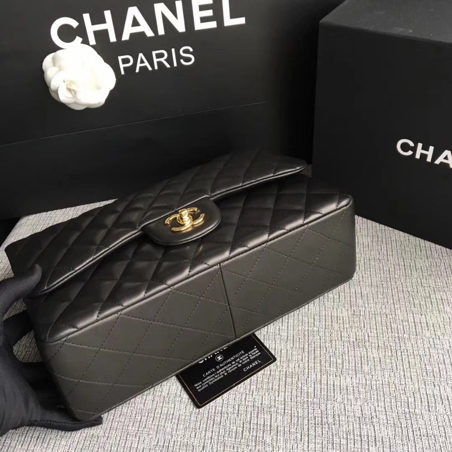 Chanel Handbag, Classic handbag, LAMBSKIN, A01113 30CM