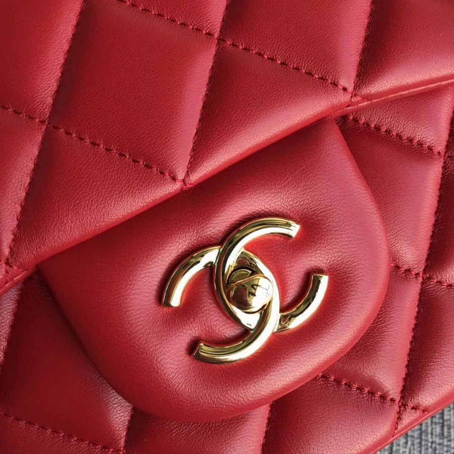 Chanel Handbag, Large Classic handbag, LAMBSKIN, A01114 33CM / 13 INCHES