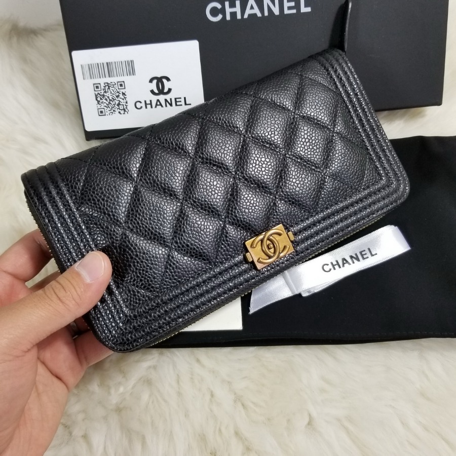 CHANEL WALLETS, CAVIAR CALFSKIN
