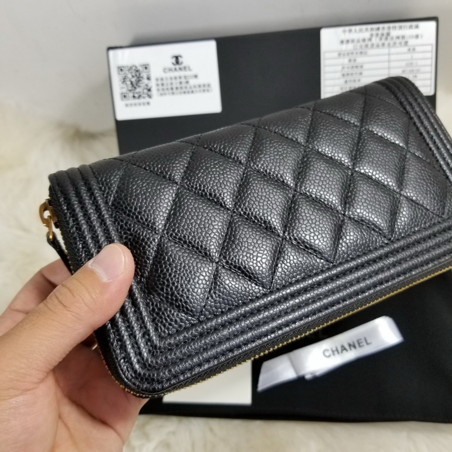 CHANEL WALLETS, CAVIAR CALFSKIN