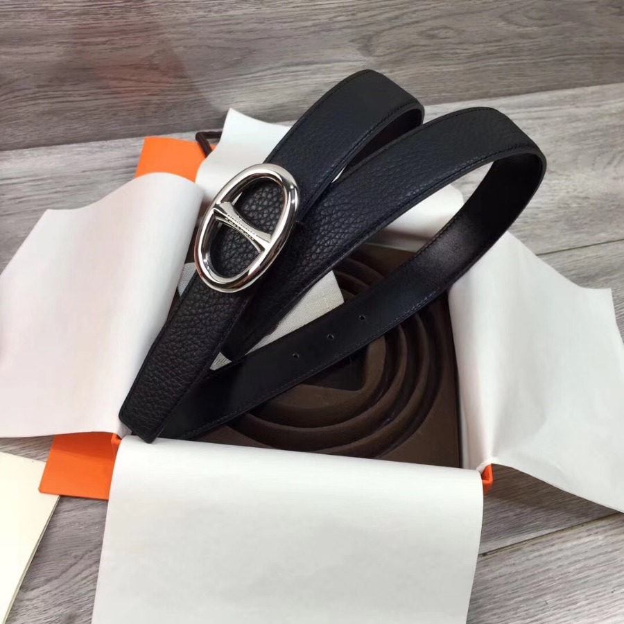 Hermes belt buckle & Reversible leather, Original Quality, 32MM
