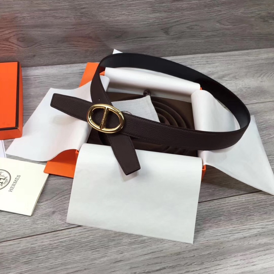 Hermes belt buckle & Reversible leather, Original Quality, 32MM