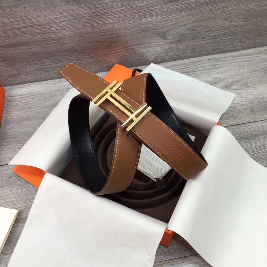 Hermes belt buckle & Reversible leather, Original Quality, 32MM