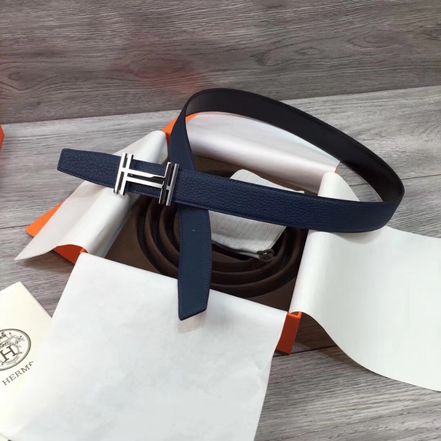 Hermes belt buckle & Reversible leather, Original Quality, 32MM