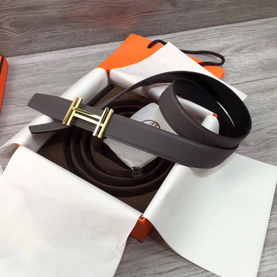 Hermes belt buckle & Reversible leather, Original Quality, 32MM