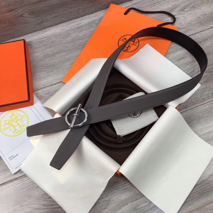 Hermes belt buckle & Reversible leather, Original Quality, 32MM