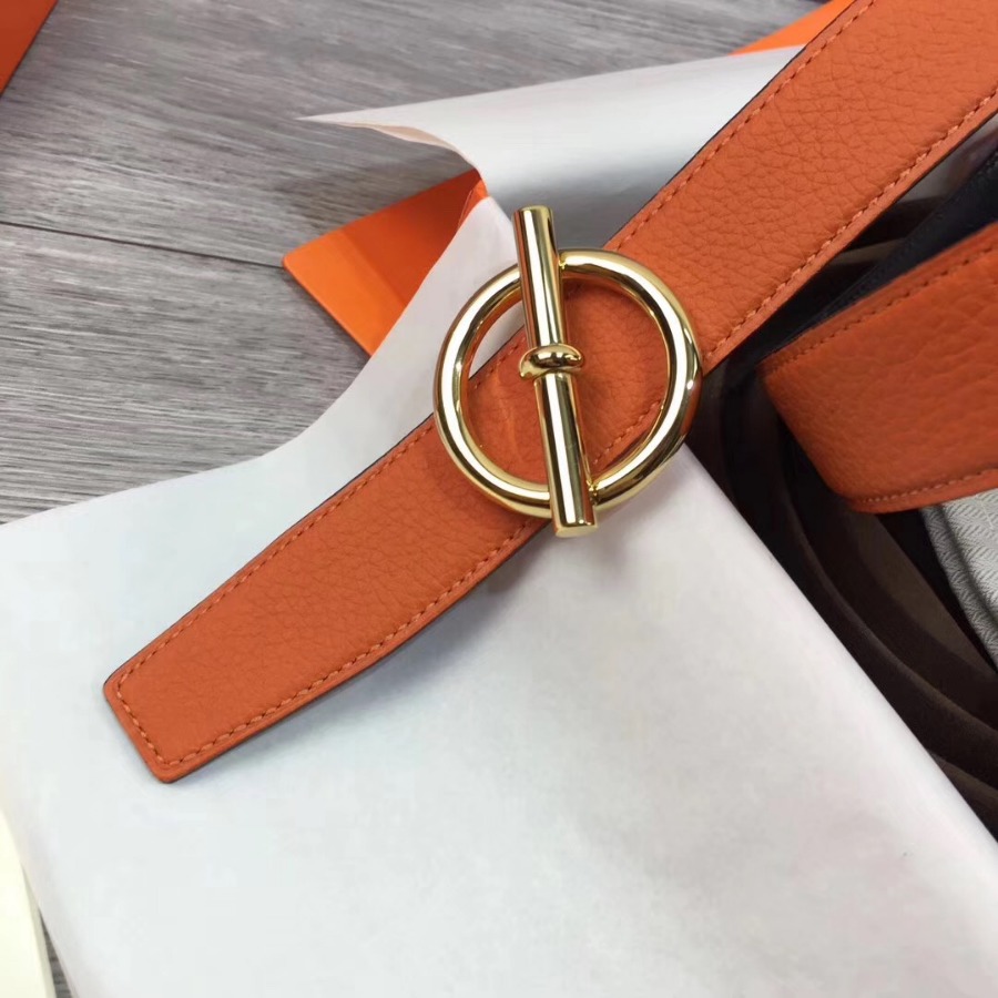 Hermes belt buckle & Reversible leather, Original Quality, 32MM