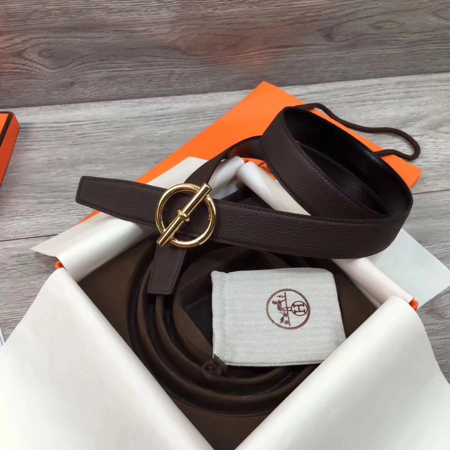 Hermes belt buckle & Reversible leather, Original Quality, 32MM