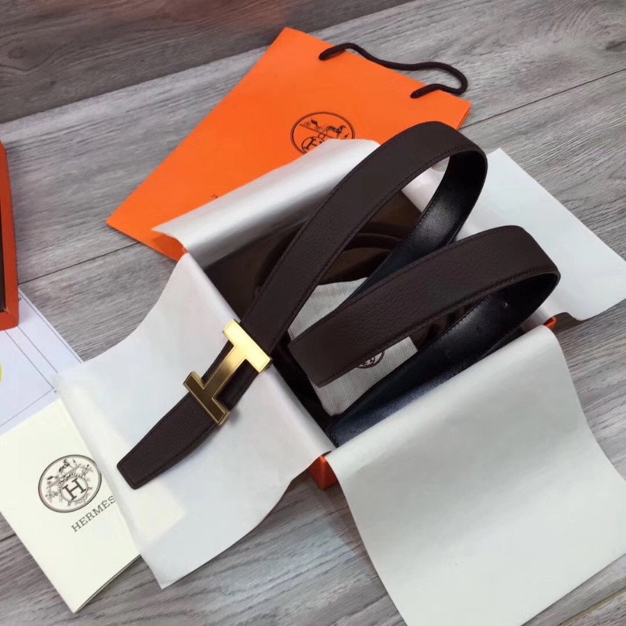 Hermes belt buckle & Reversible leather, Original Quality, 32MM