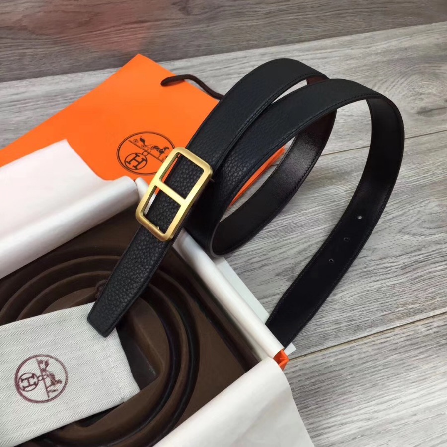 Hermes belt buckle & Reversible leather, Original Quality, 32MM