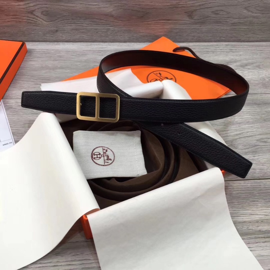 Hermes belt buckle & Reversible leather, Original Quality, 32MM