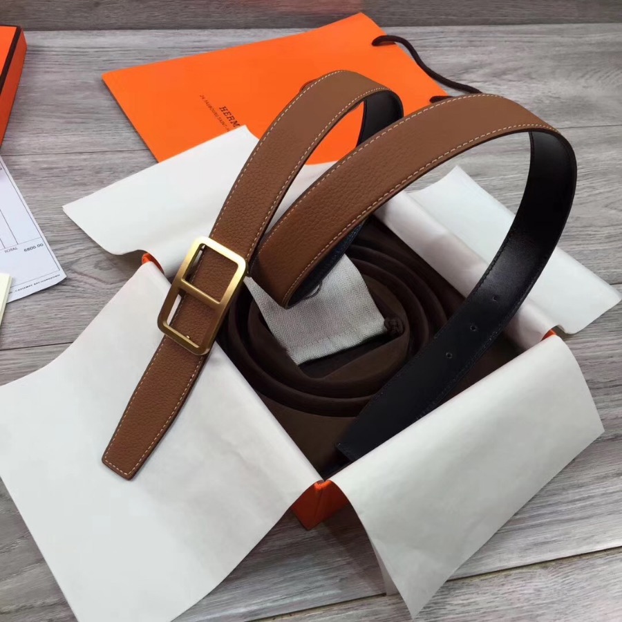 Hermes belt buckle & Reversible leather, Original Quality, 32MM