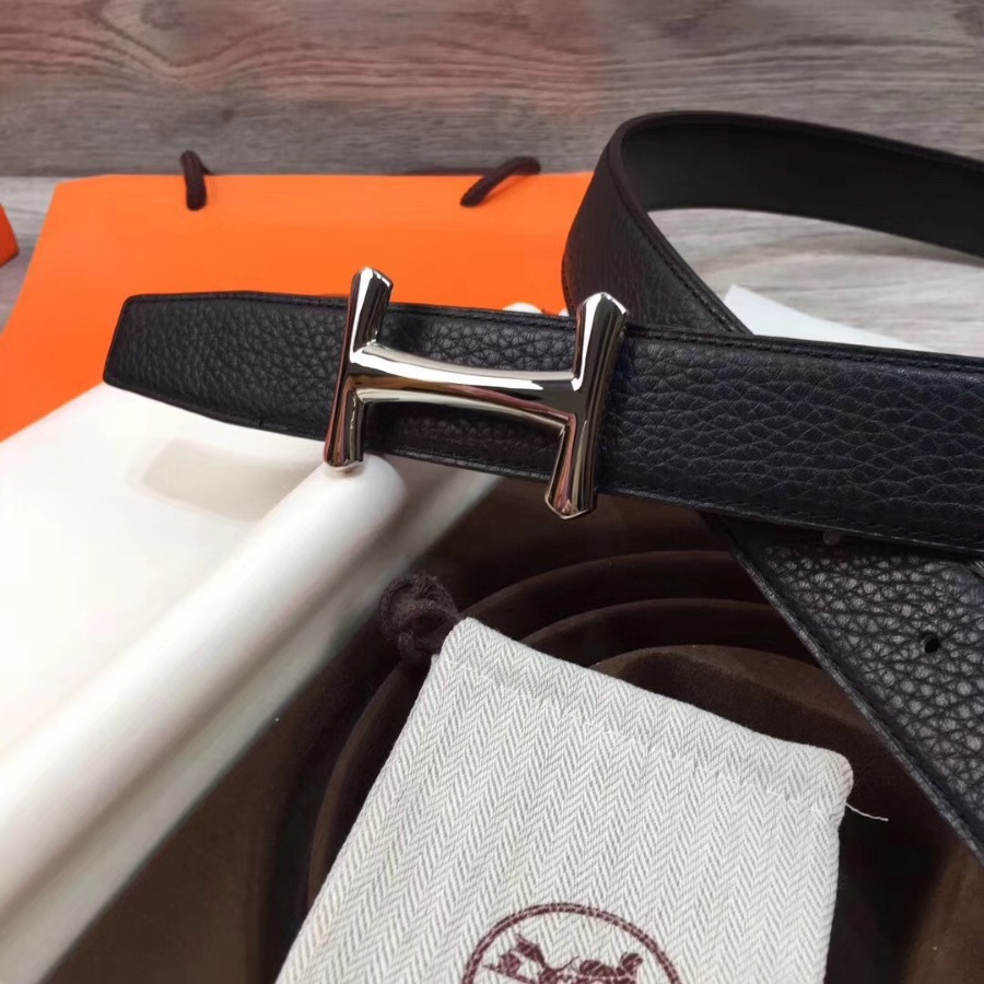 Hermes belt buckle & Reversible leather, Original Quality, 32MM