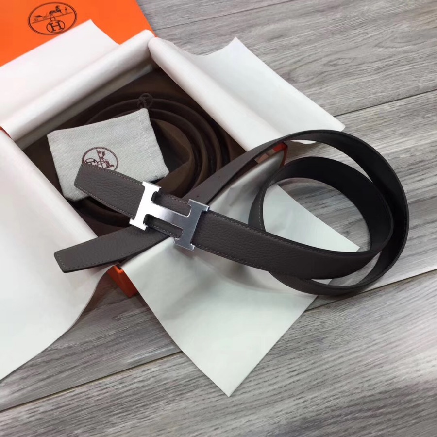 Hermes belt buckle & Reversible leather, Original Quality, 32MM