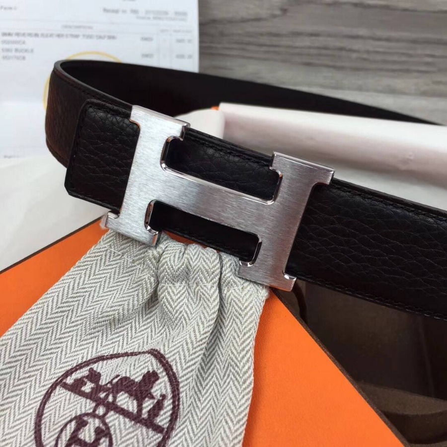 Hermes belt buckle & Reversible leather, Original Quality, 32MM