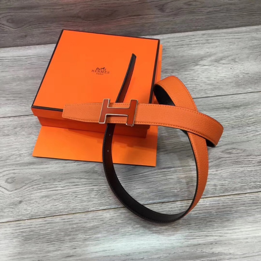 Hermes belt buckle & Reversible leather, Original Quality, 32MM