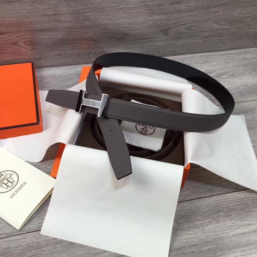 Hermes belt buckle & Reversible leather, Original Quality, 32MM