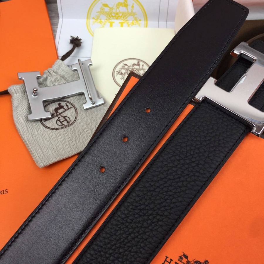 Hermes H belt buckle & Reversible leather, Original Quality 38MM