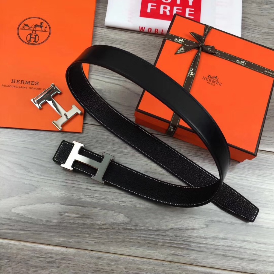 Hermes H belt buckle & Reversible leather, Original Quality 38MM