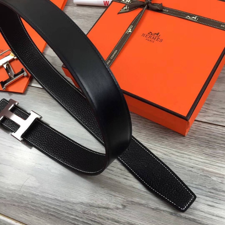 Hermes H belt buckle & Reversible leather, Original Quality 38MM