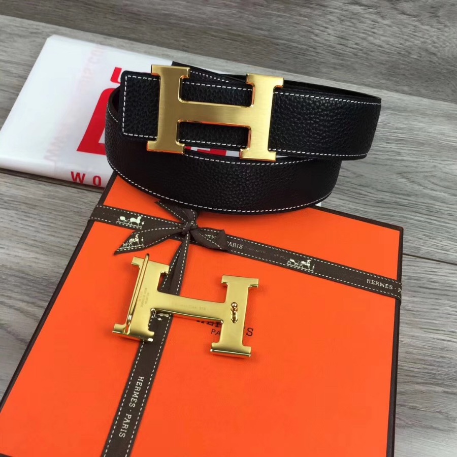 Hermes H belt buckle & Reversible leather, Original Quality 38MM
