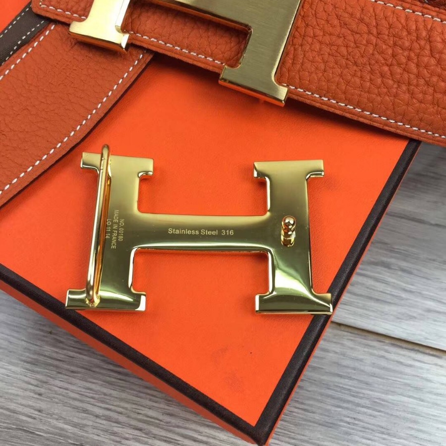 Hermes H belt buckle & Reversible leather, Original Quality 38MM