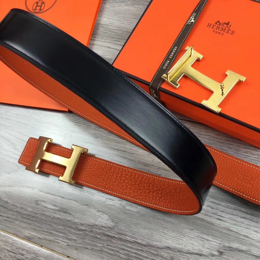 Hermes H belt buckle & Reversible leather, Original Quality 38MM