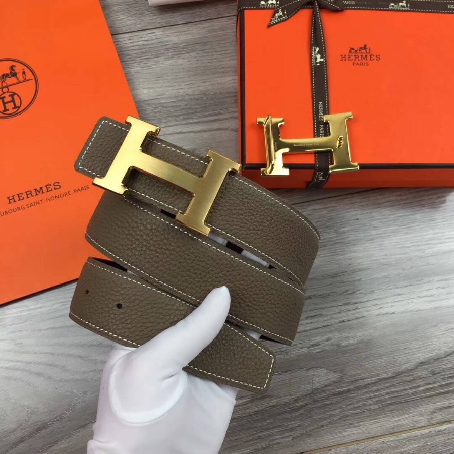 Hermes H belt buckle & Reversible leather, Original Quality 38MM