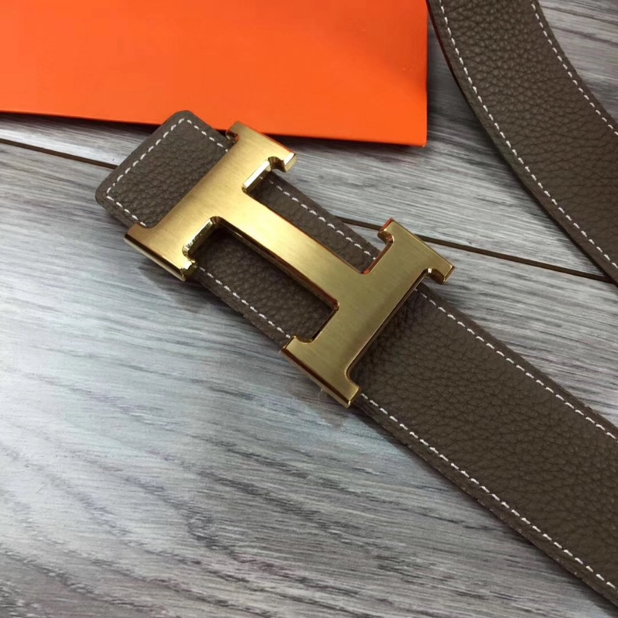 Hermes H belt buckle & Reversible leather, Original Quality 38MM