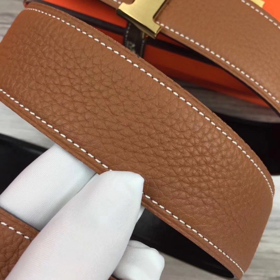 Hermes H belt buckle & Reversible leather, Original Quality 38MM