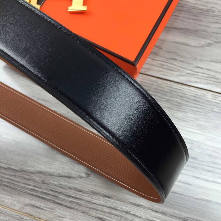 Hermes H belt buckle & Reversible leather, Original Quality 38MM
