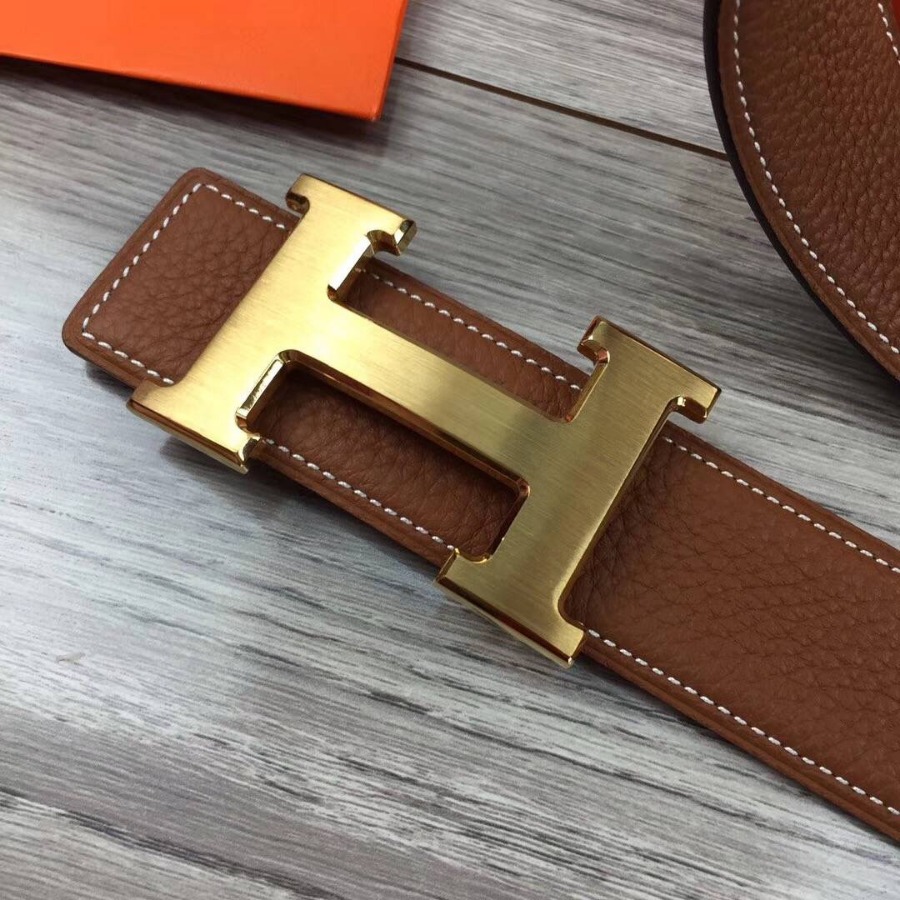 Hermes H belt buckle & Reversible leather, Original Quality 38MM