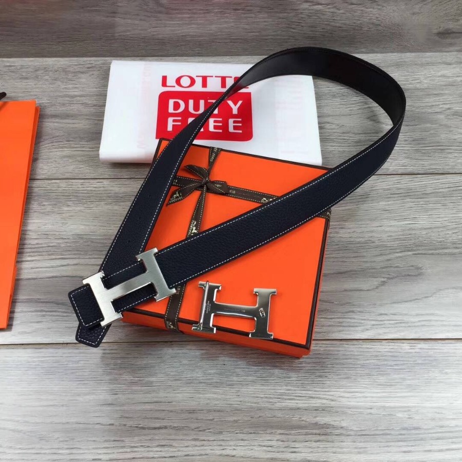 Hermes H belt buckle & Reversible leather, Original Quality 38MM
