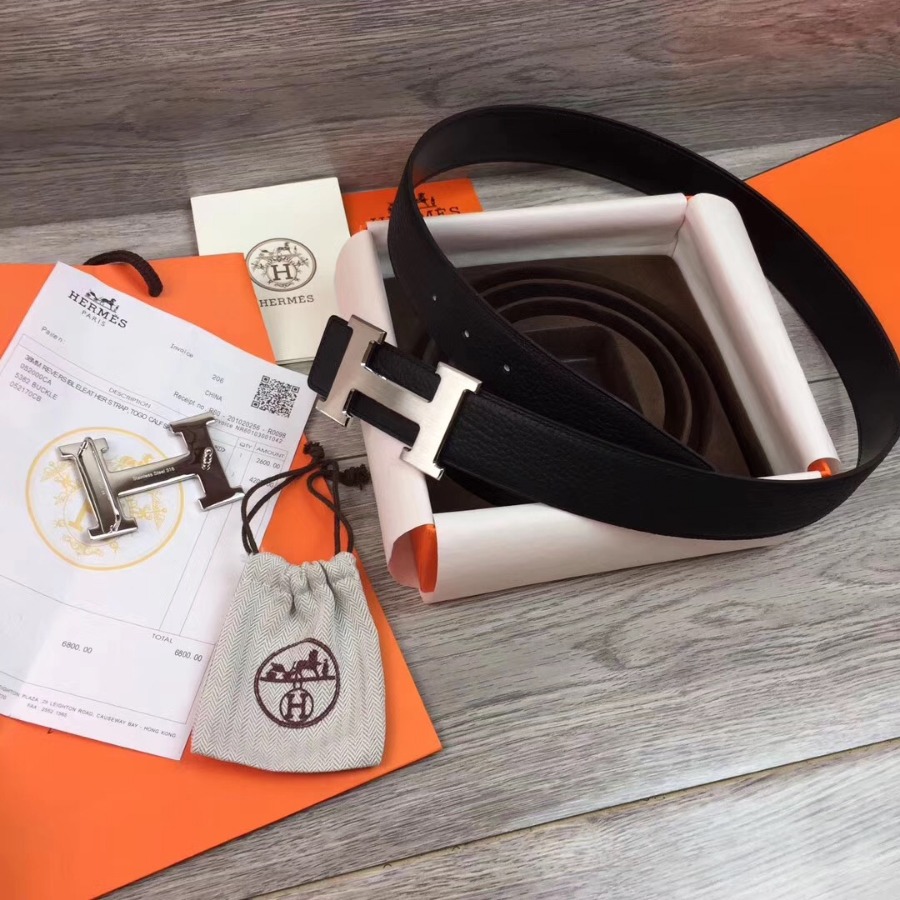 Hermes H belt buckle & Reversible leather, Original Quality 38MM